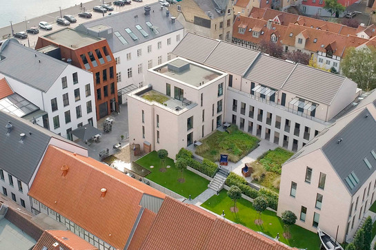 Luftbild von Hotel Hafen Flensburg
