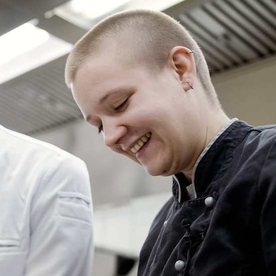 Küchentalk mit Anna Bandholt Nahaufnahme von Anna Bandholt