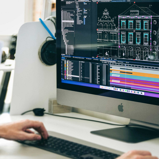 Animation auf iMac in Bearbeitung