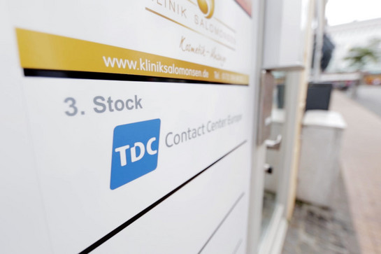 Schild der TDC
