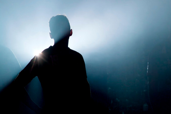 Ein Schatten einer Person