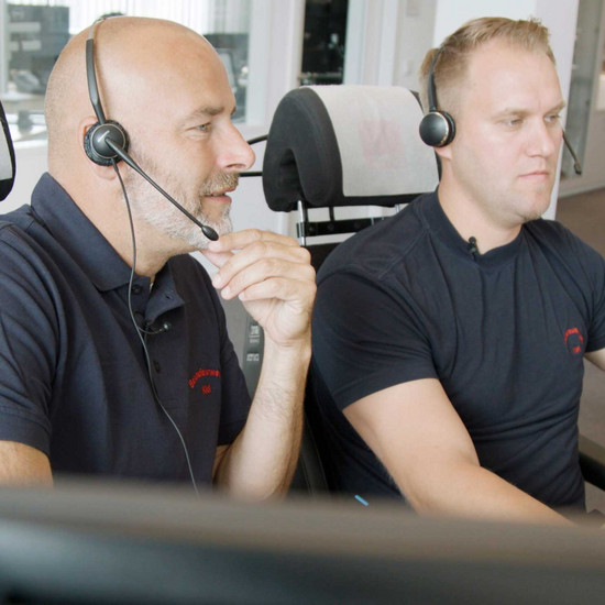 York sitzt auf der Leitstelle