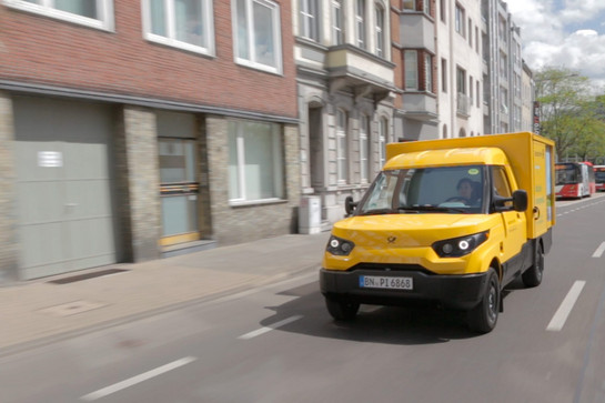 E Auto der deutschen Post