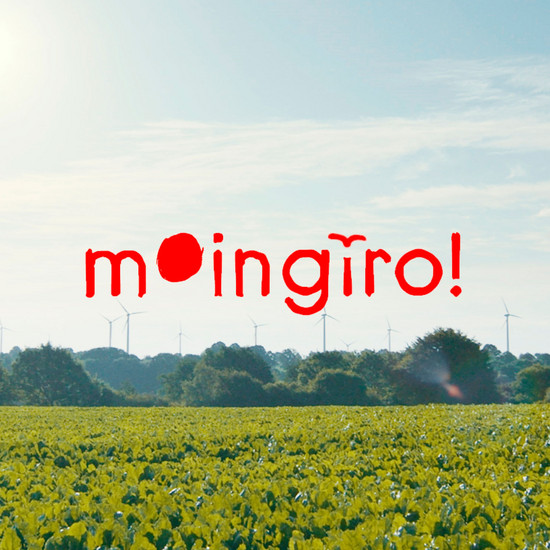 moingiro! – der Kinospot Blick auf ein grünes Feld