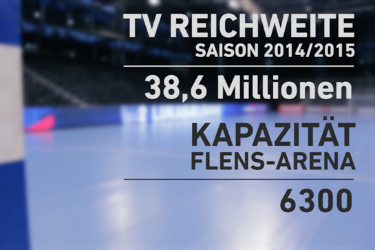 Die SG Halle mit einem Text als Overlay