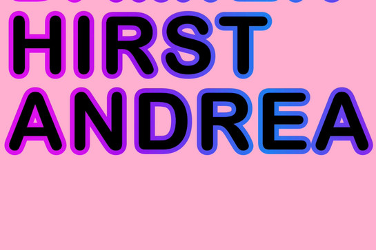 Andrea in pinker Schrift