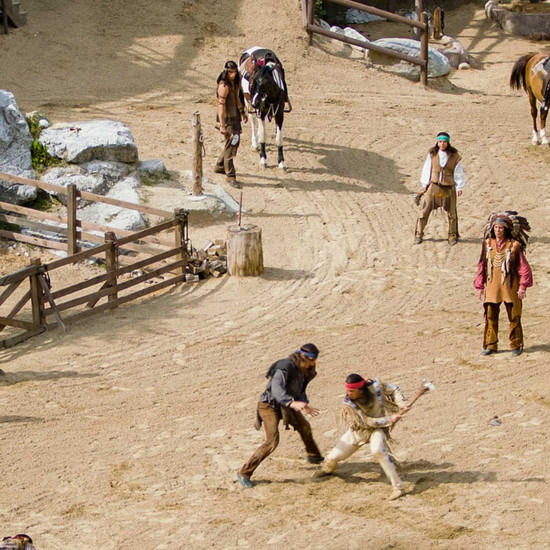Blick auf die Bühne der Karl May Spiele