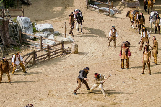 Blick auf die Bühne der Karl May Spiele