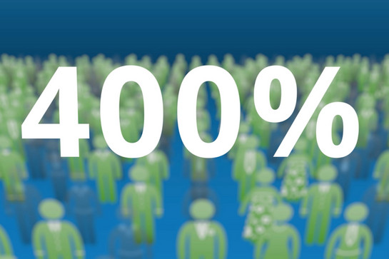 weiße 400%