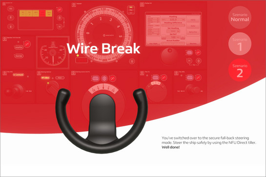 3D-Animation: Wire break