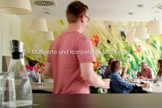 Blick in eine Kantine eines Unternehmens