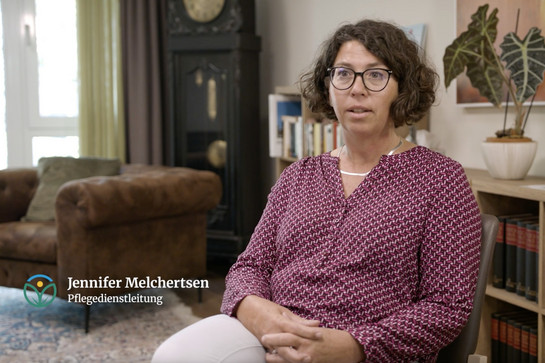 Im Interview mit Jennifer Melchertsen, Pflegedienstleiterin.