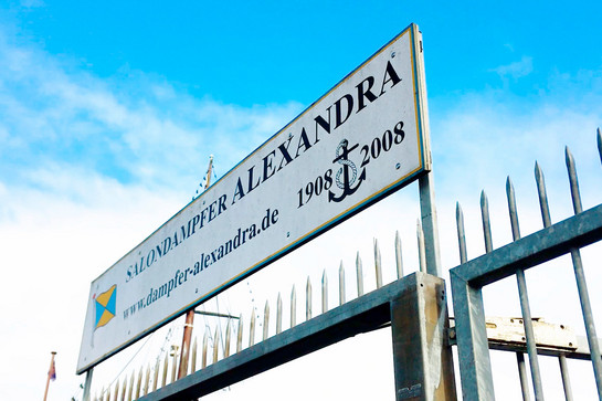 Logo vom Salondampfer Alexandra
