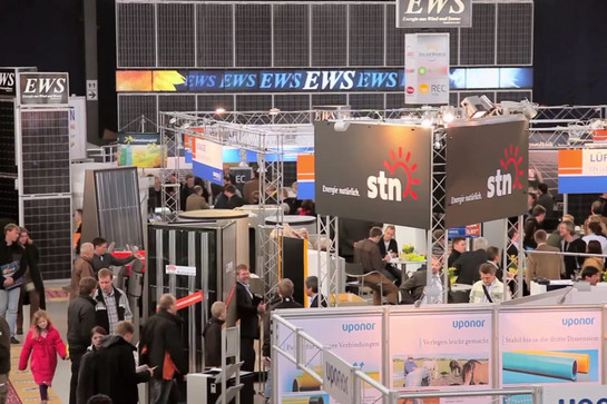 Blick auf eine Messe
