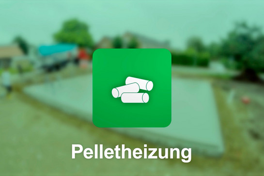Grüner Icon für Pelletheizung