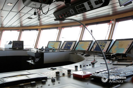 Blick auf das Steuerbord eines Schiffes