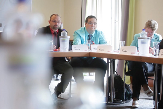 Ein Meeting im Hotel Waldschlösschen