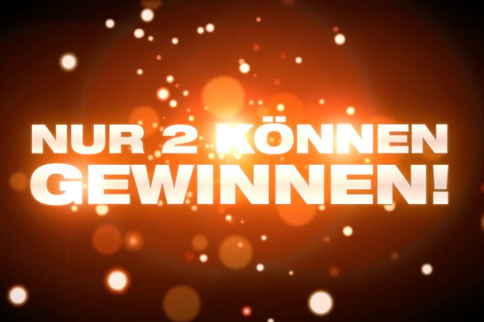 Leuchtende Schrift mit Bokeh im Hintergrund
