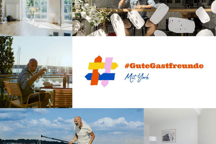 Bildercollage von York als Moderator bei Gutegastfreunde