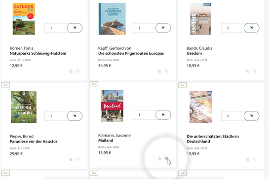 Online Büchershop der Büchereizentrale SH