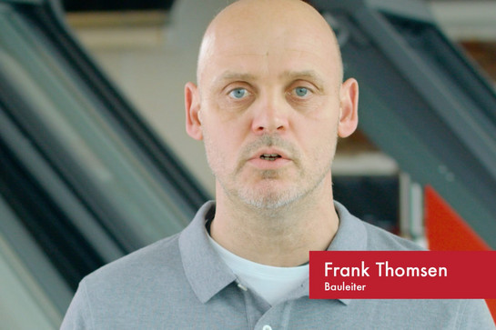 Standbild von Bauleiter Frank Thomsen