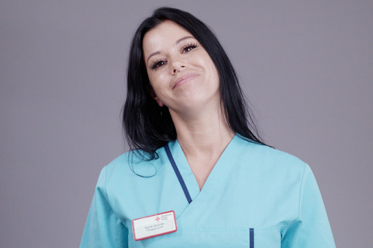 Porträt von der Pflegefachkraft Sarah Steinke