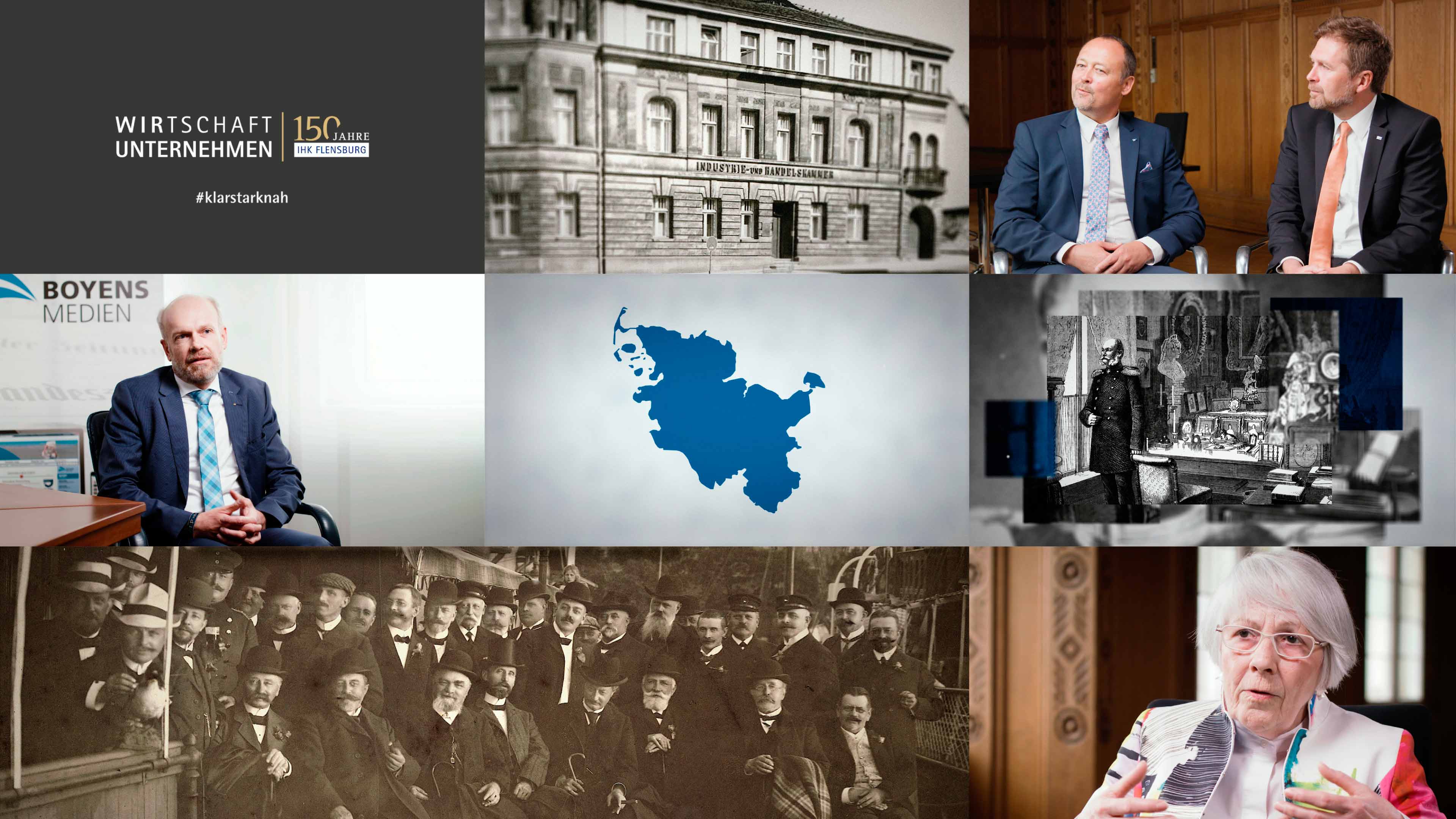 bb_stader_vorschau.jpg Collage der Interviewpartner und Karte von Schleswig-Holstein