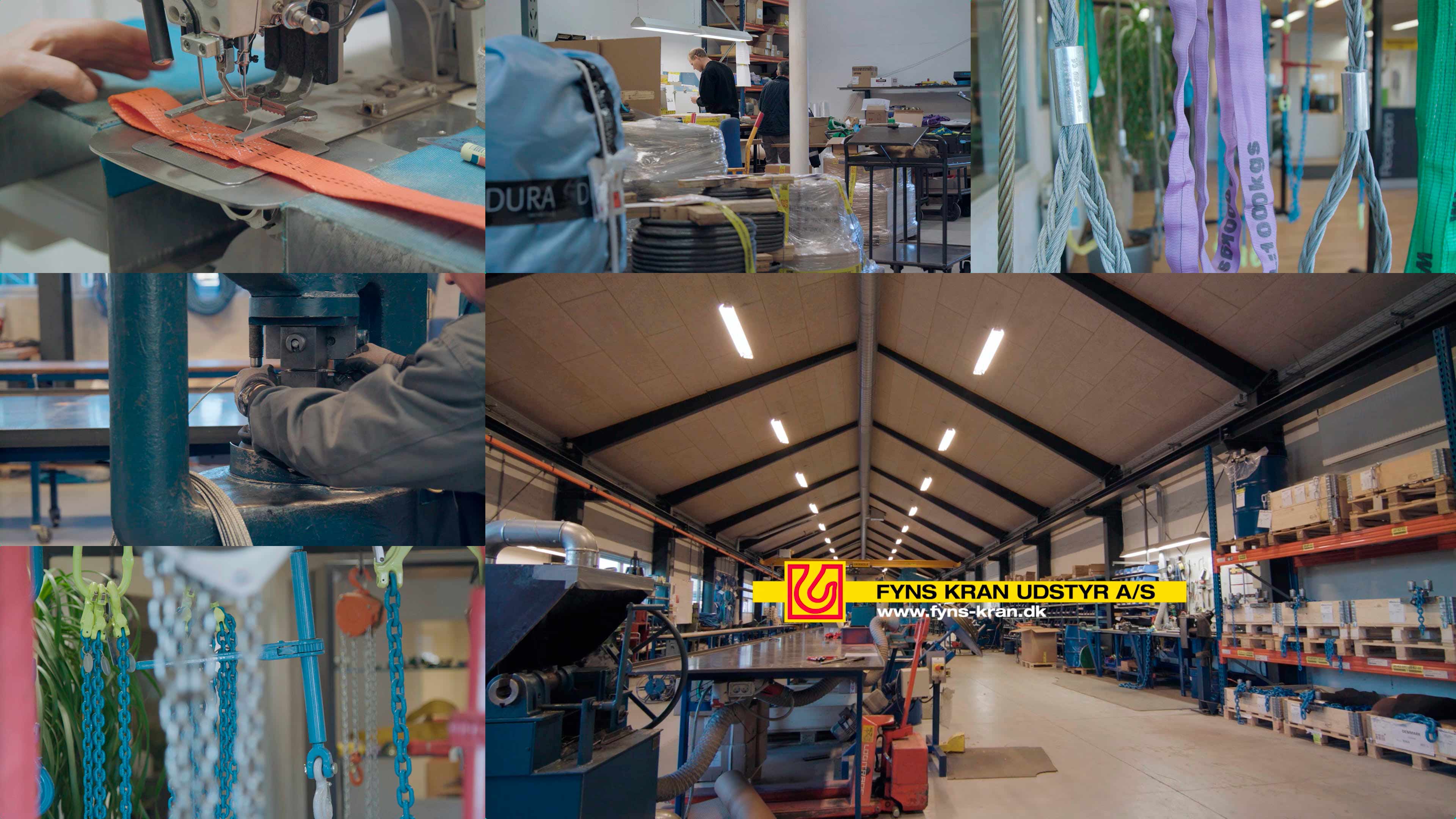 Bildcollage aus sechs Fotos von einem handwerklichen Betrieb. 