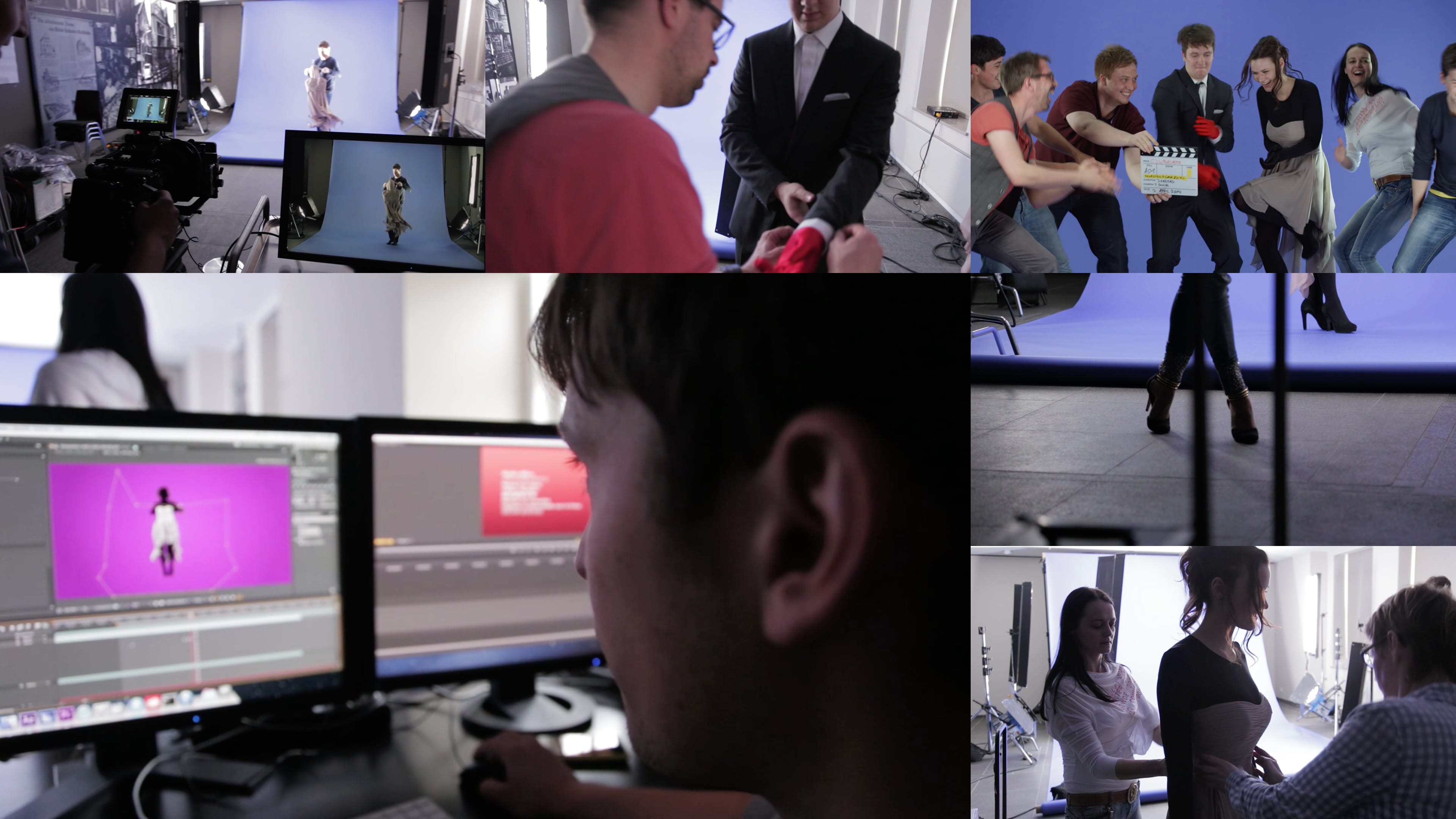 Bildercollage von Making of von CJ Schmidt