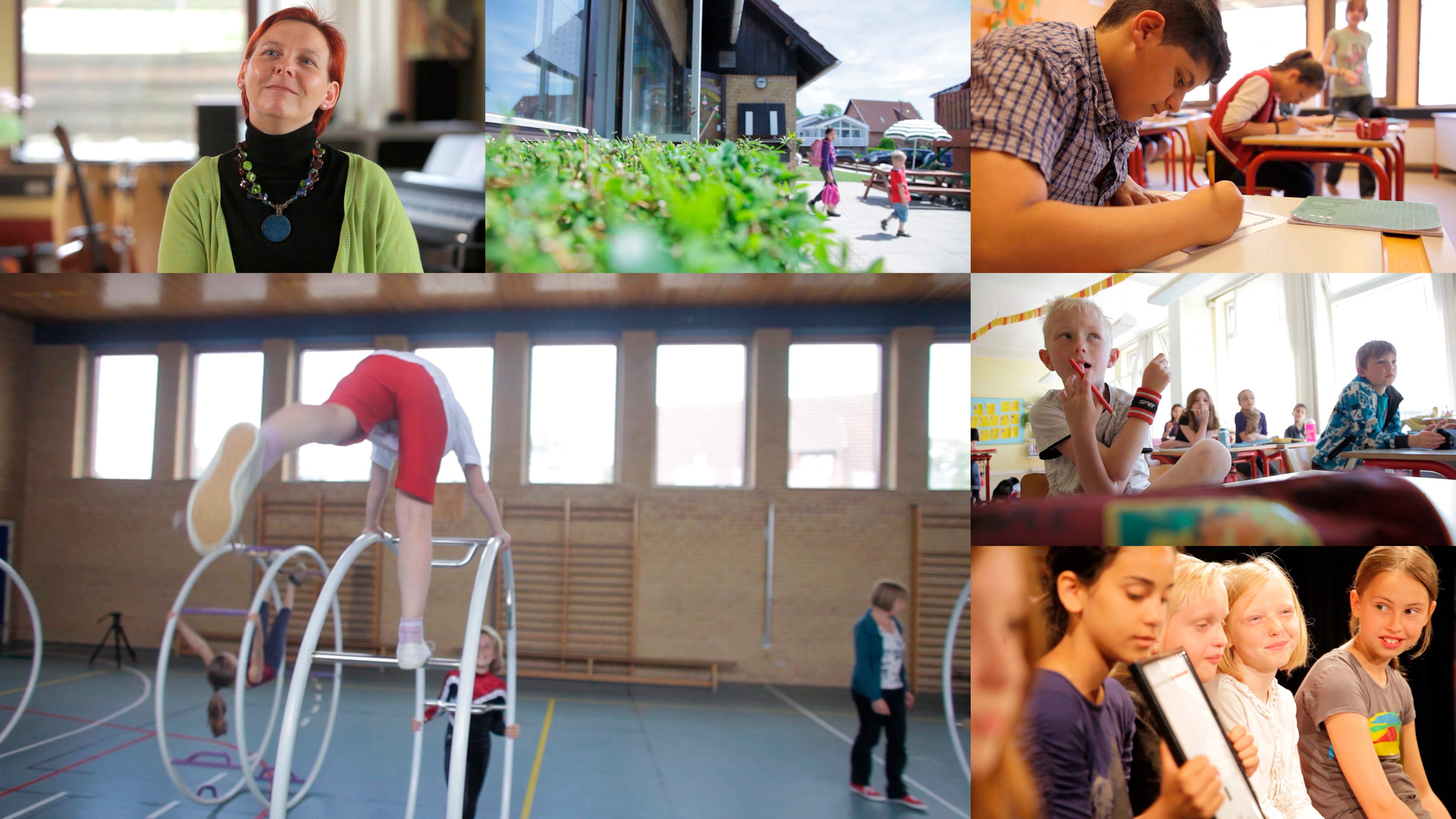Bildercollage der Privatschule Sonderburg