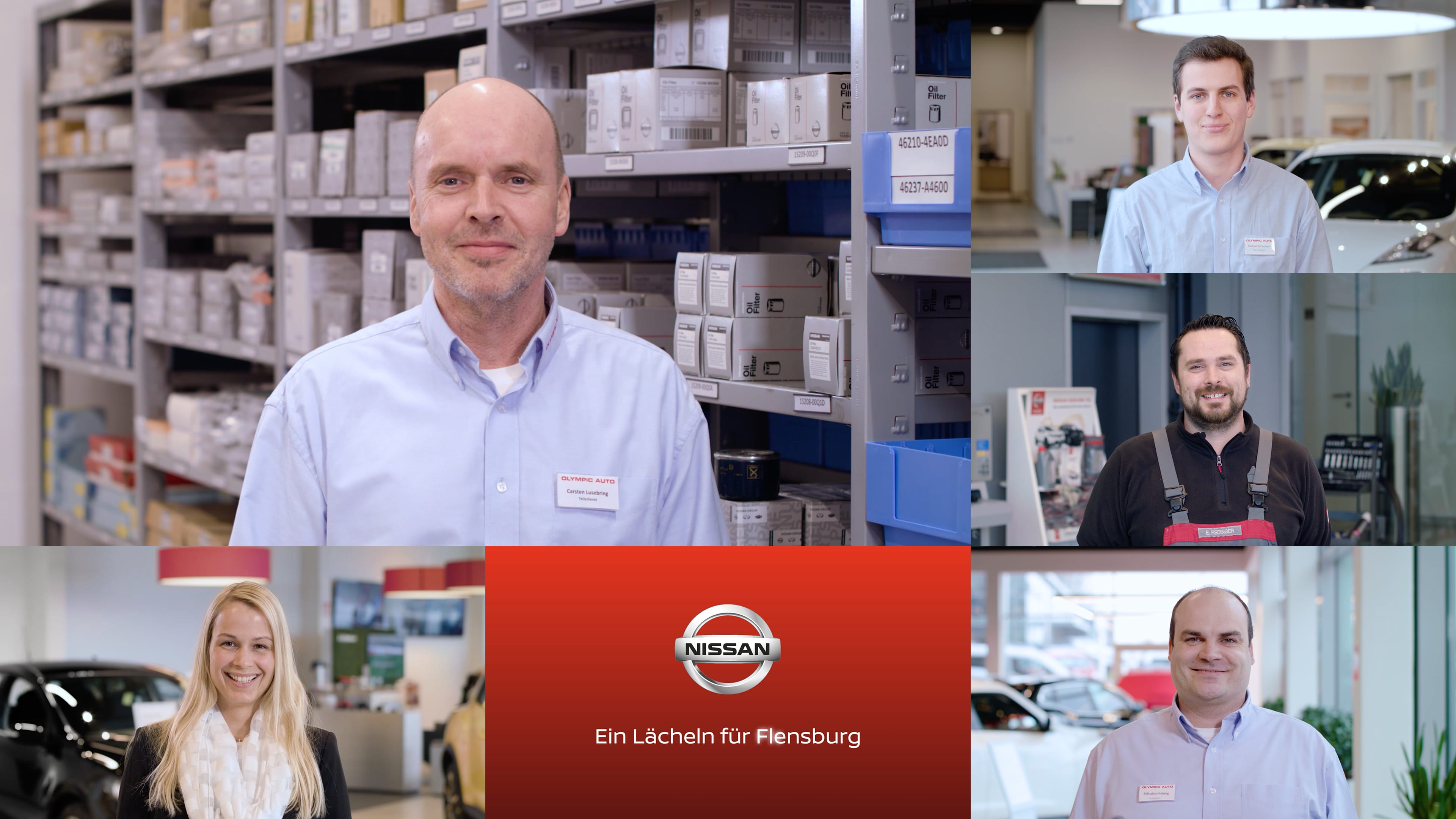 Bildercollage von Nissan Flensburg