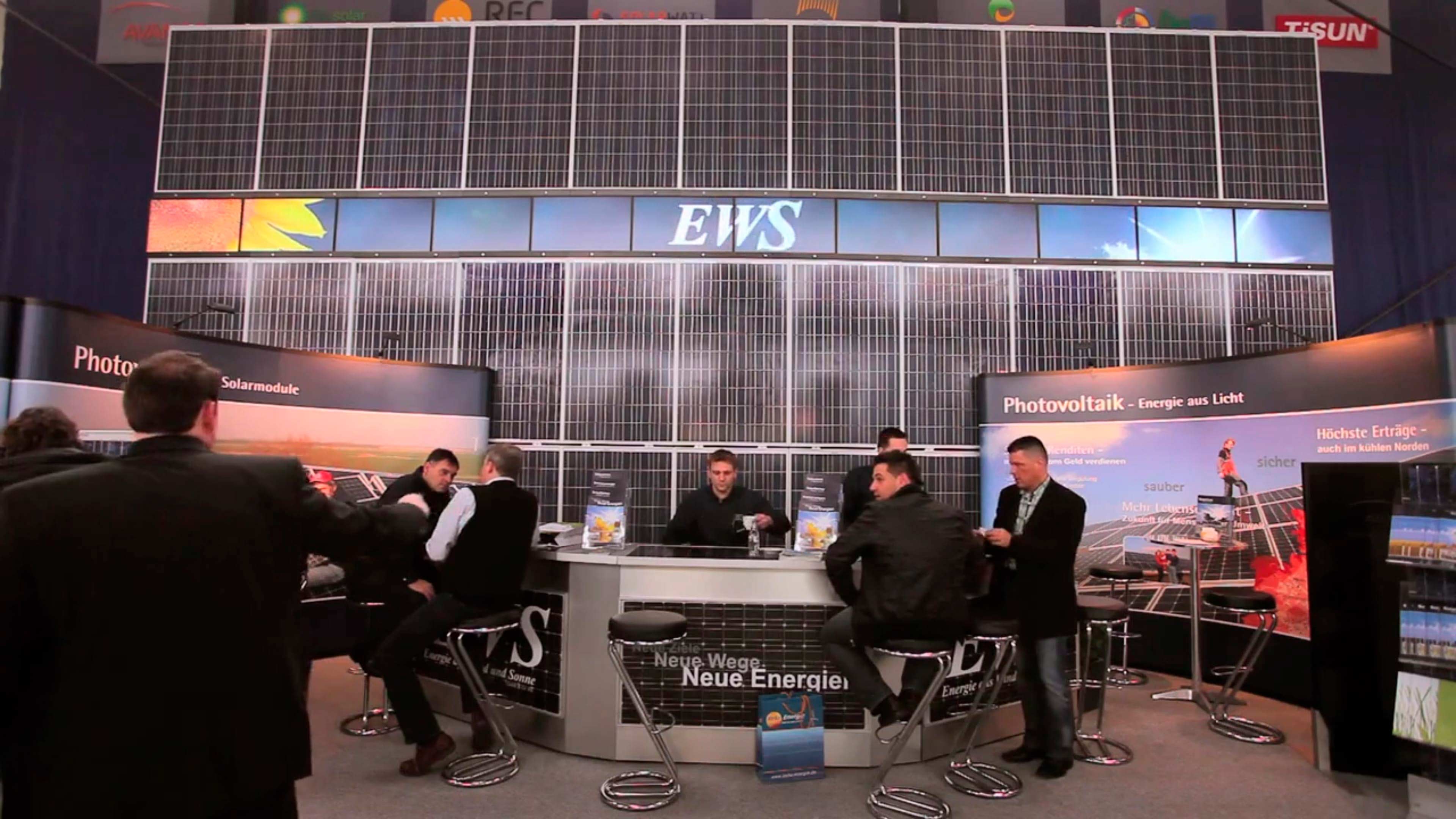 Messestand von EWS