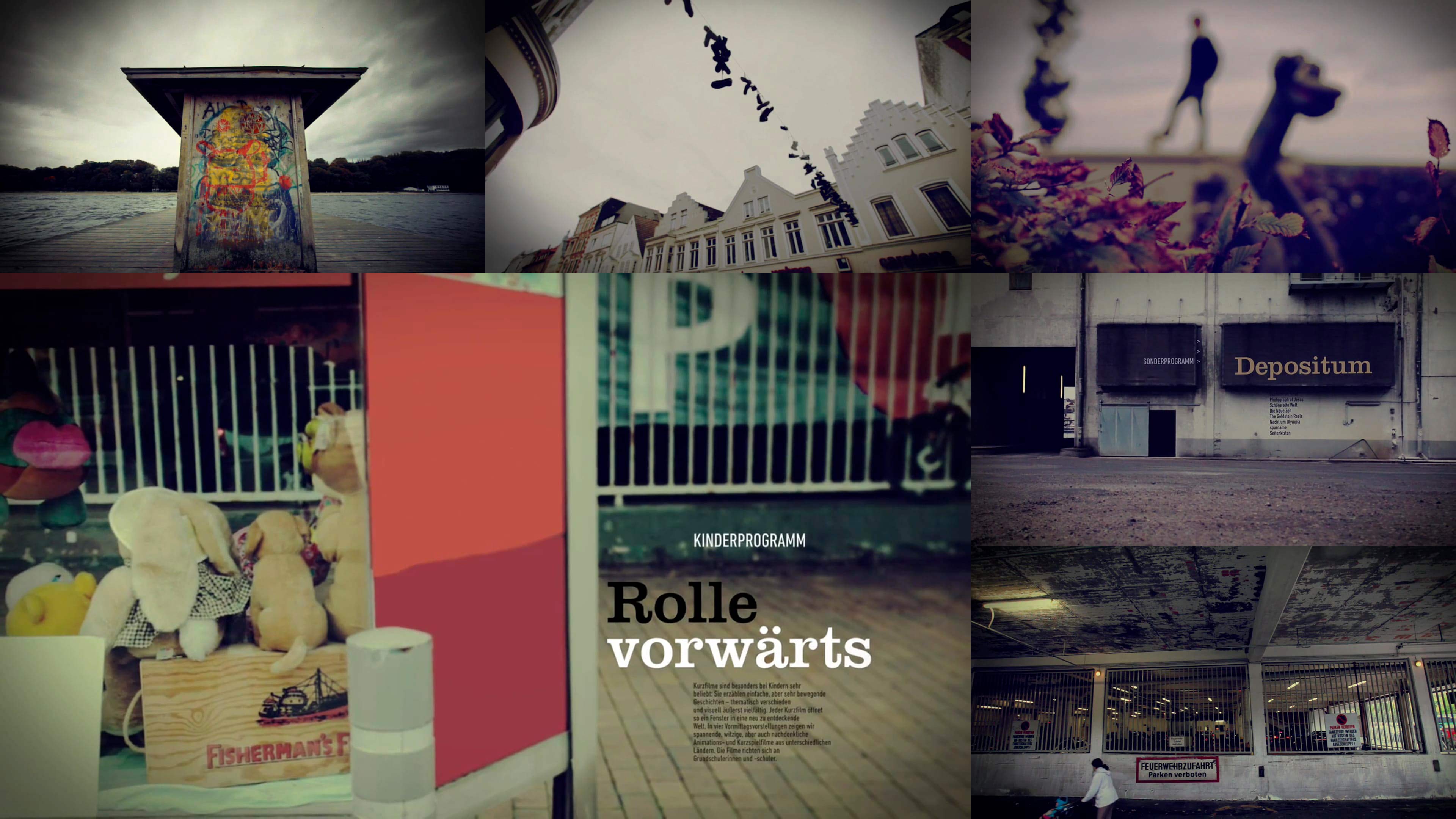 Bildercollage der Flensburger Kurzfilmtage