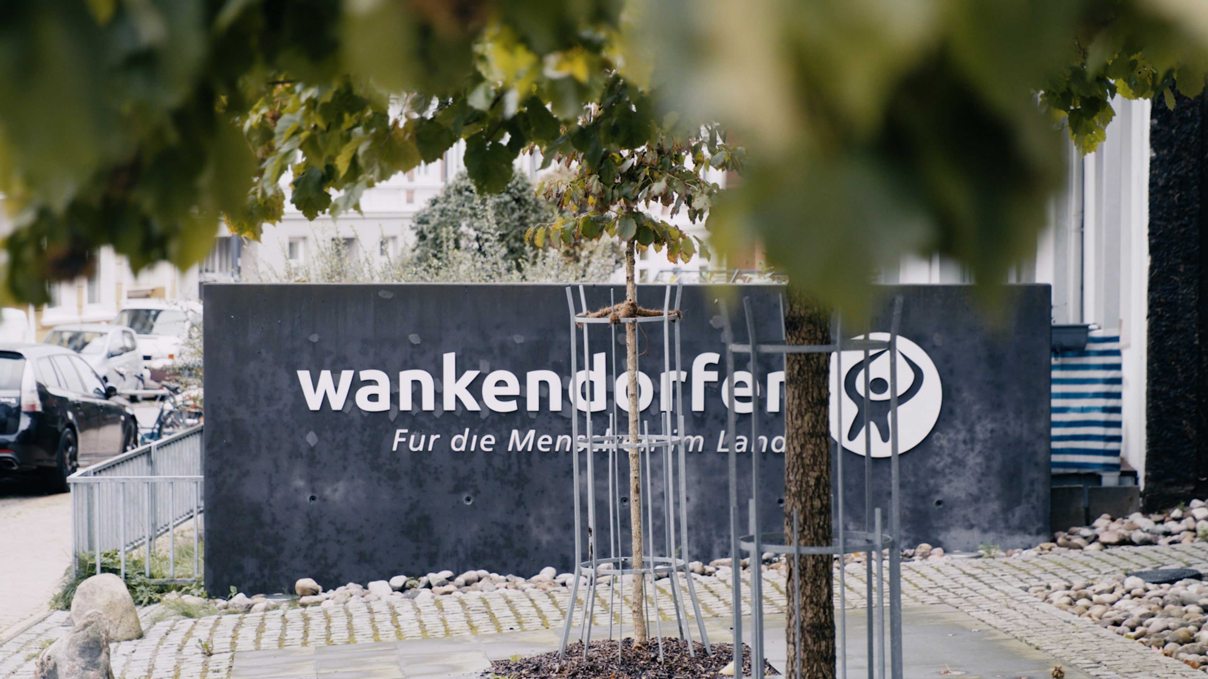 Wankendorf Logo auf einer grauen Oberfläche