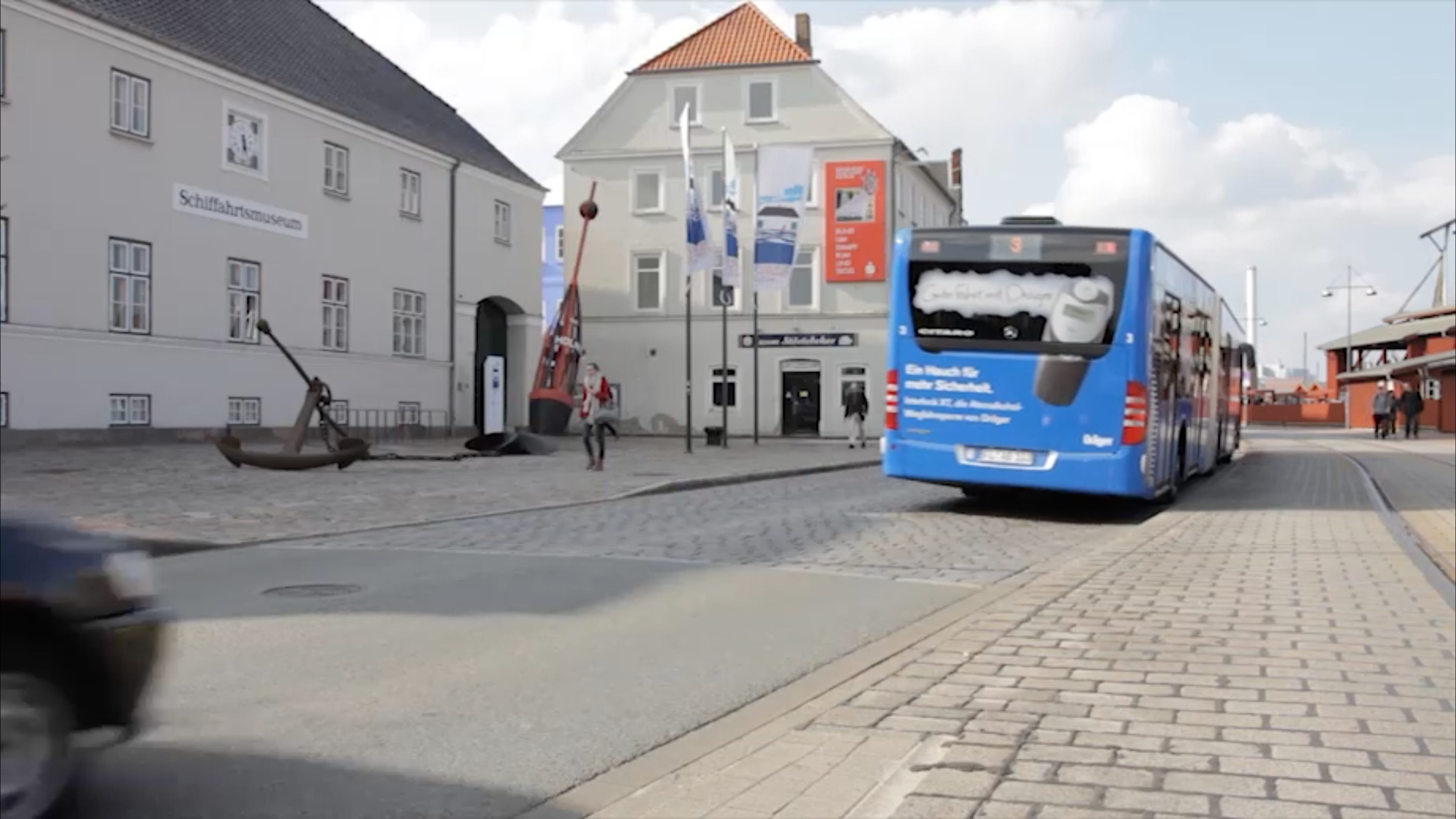 Blick auf das Flensburger Schiffahrtsmuseum
