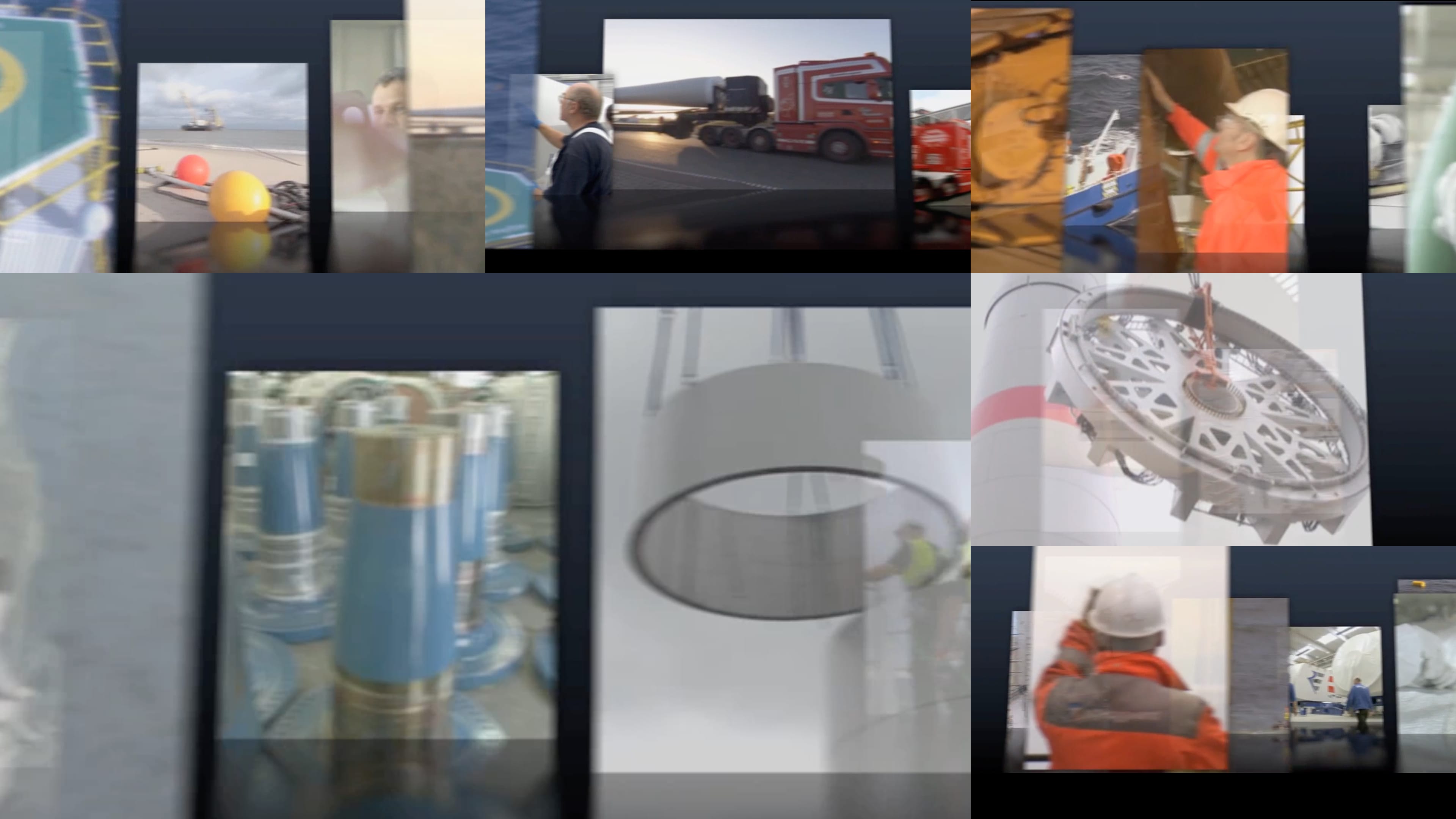 Bildercollage von Husum Windenergy