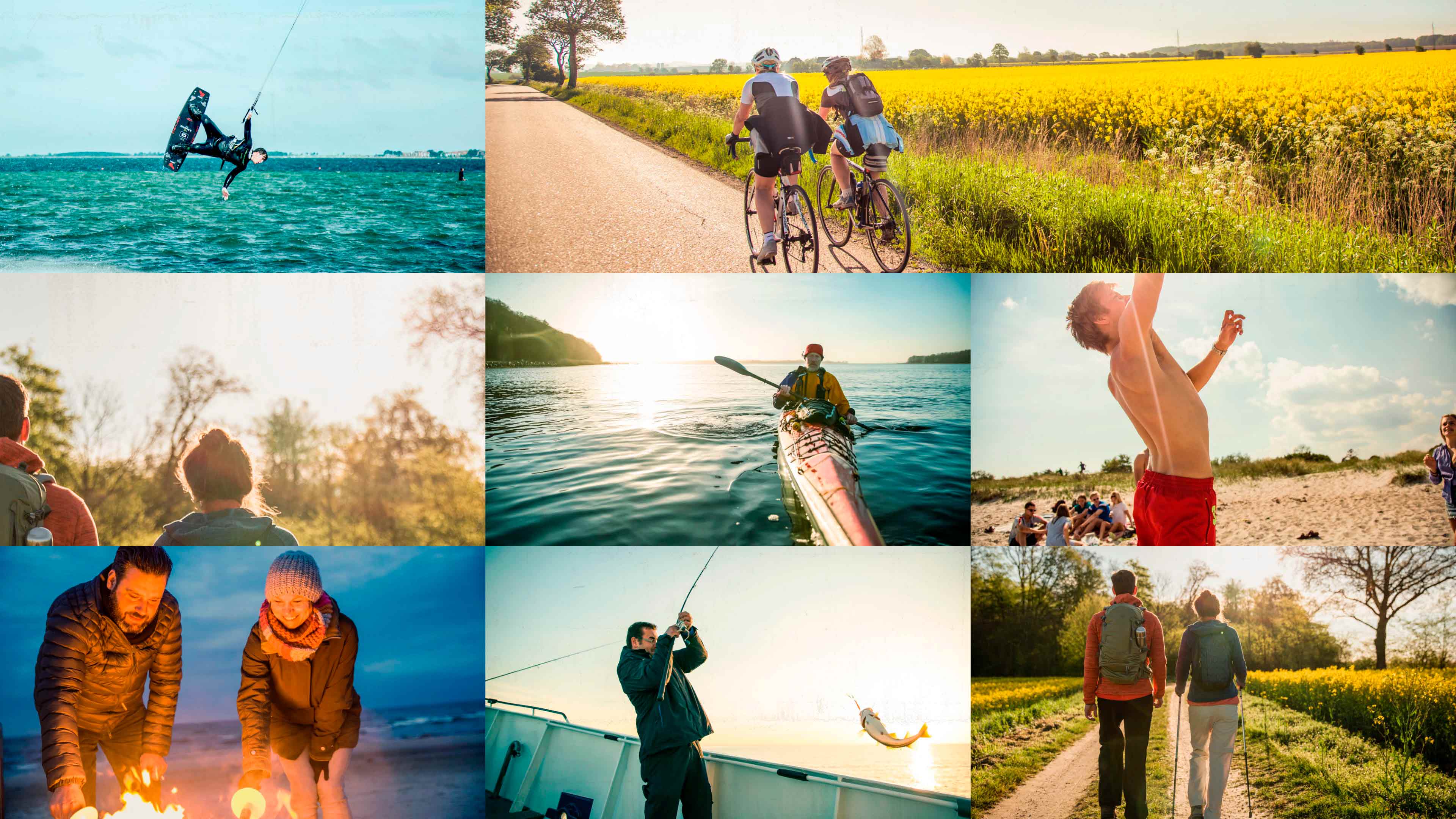 Bildercollage von Natura