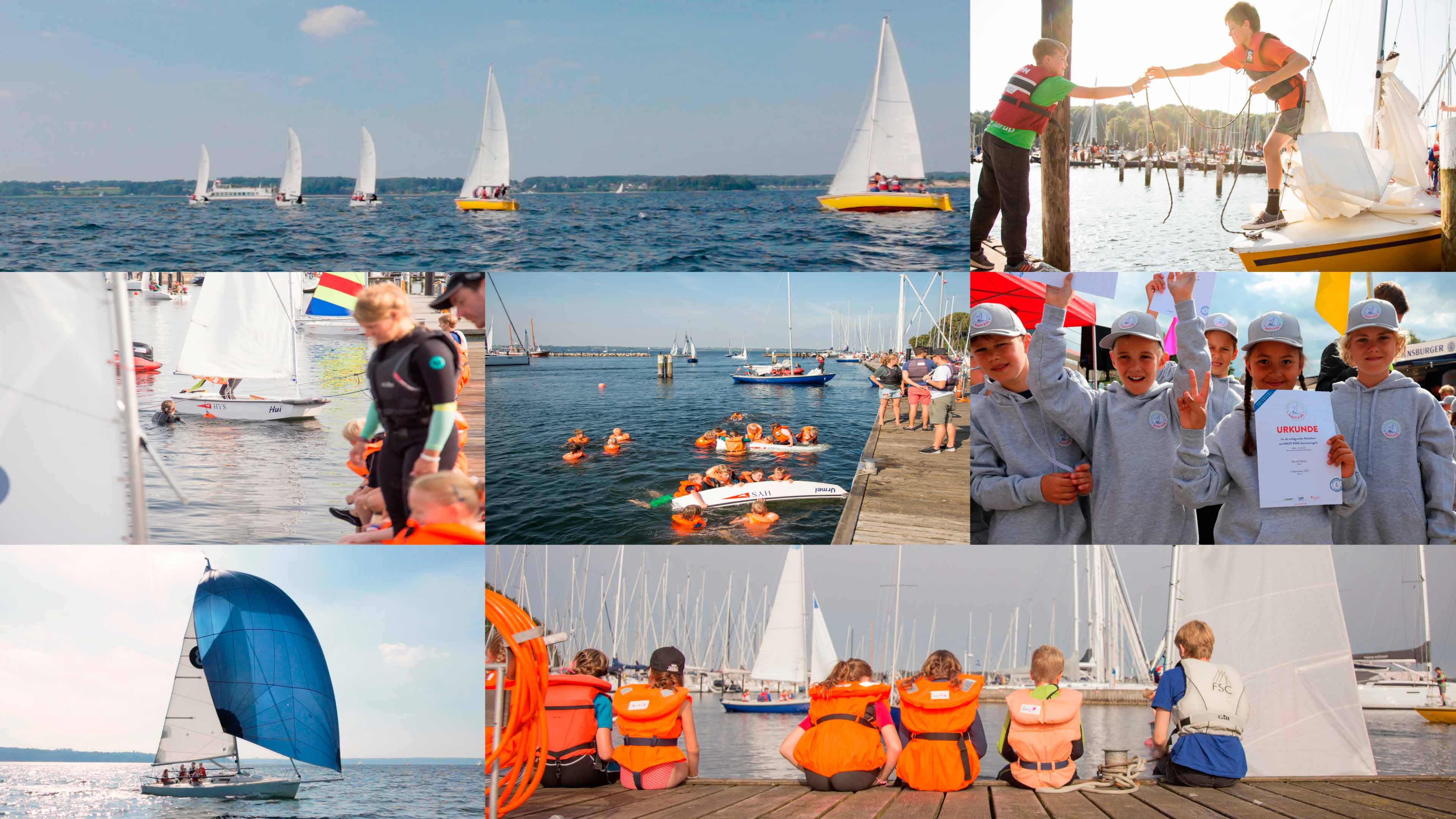 Eine Bildercollage von Nautikids
