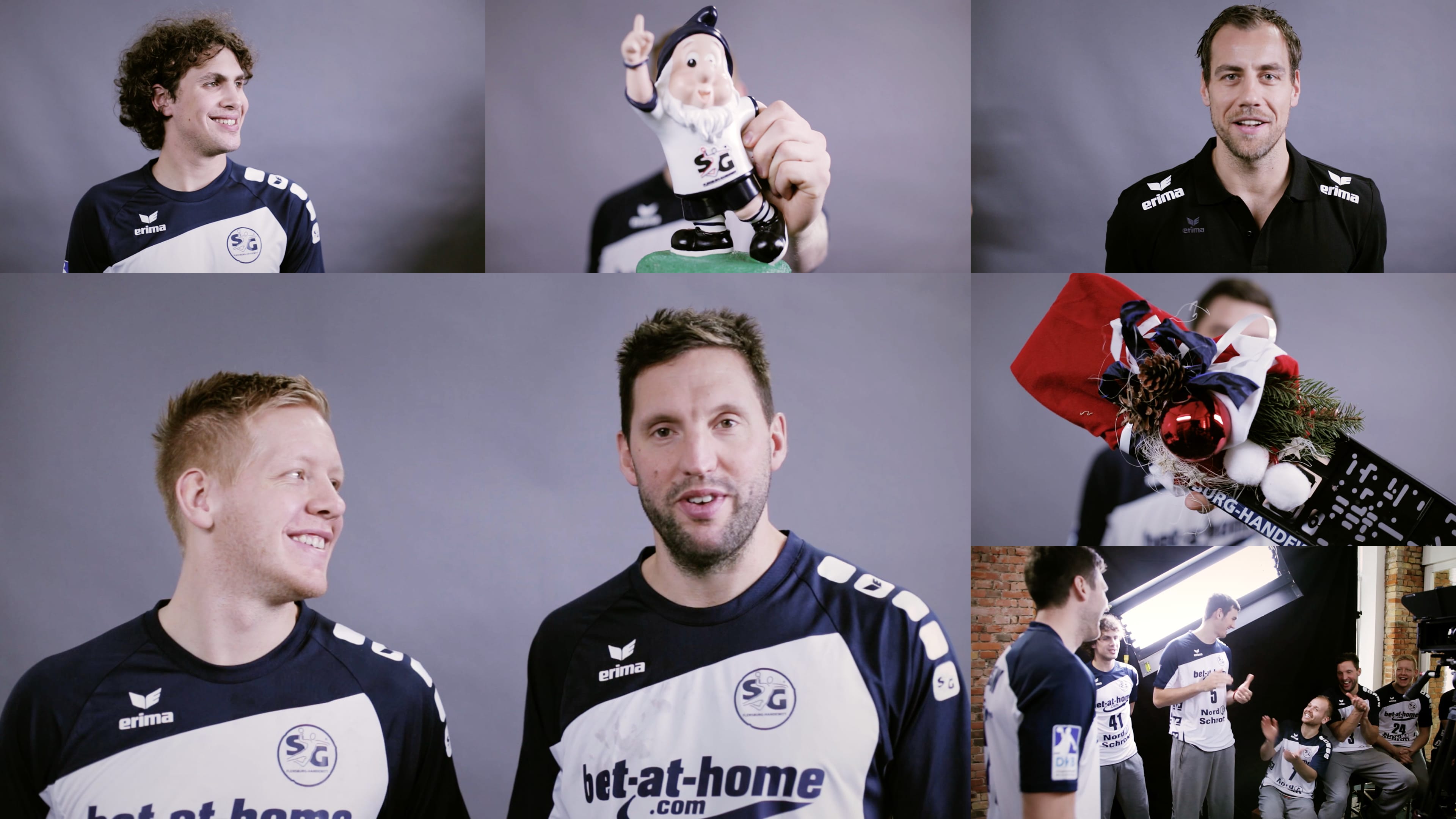 Bildercollage von SG Spielern