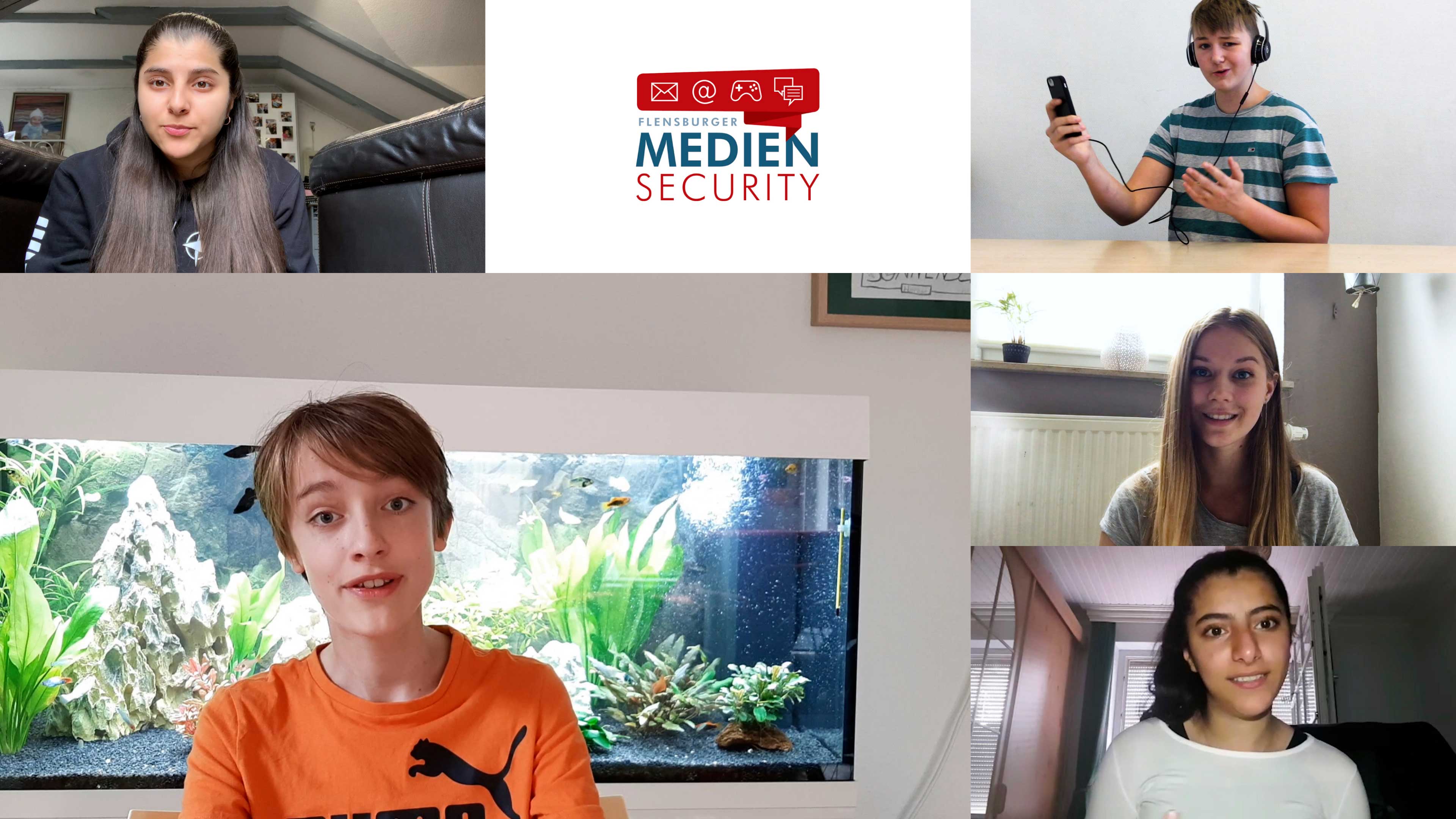 Bildercollage der Flensburger Medien Security