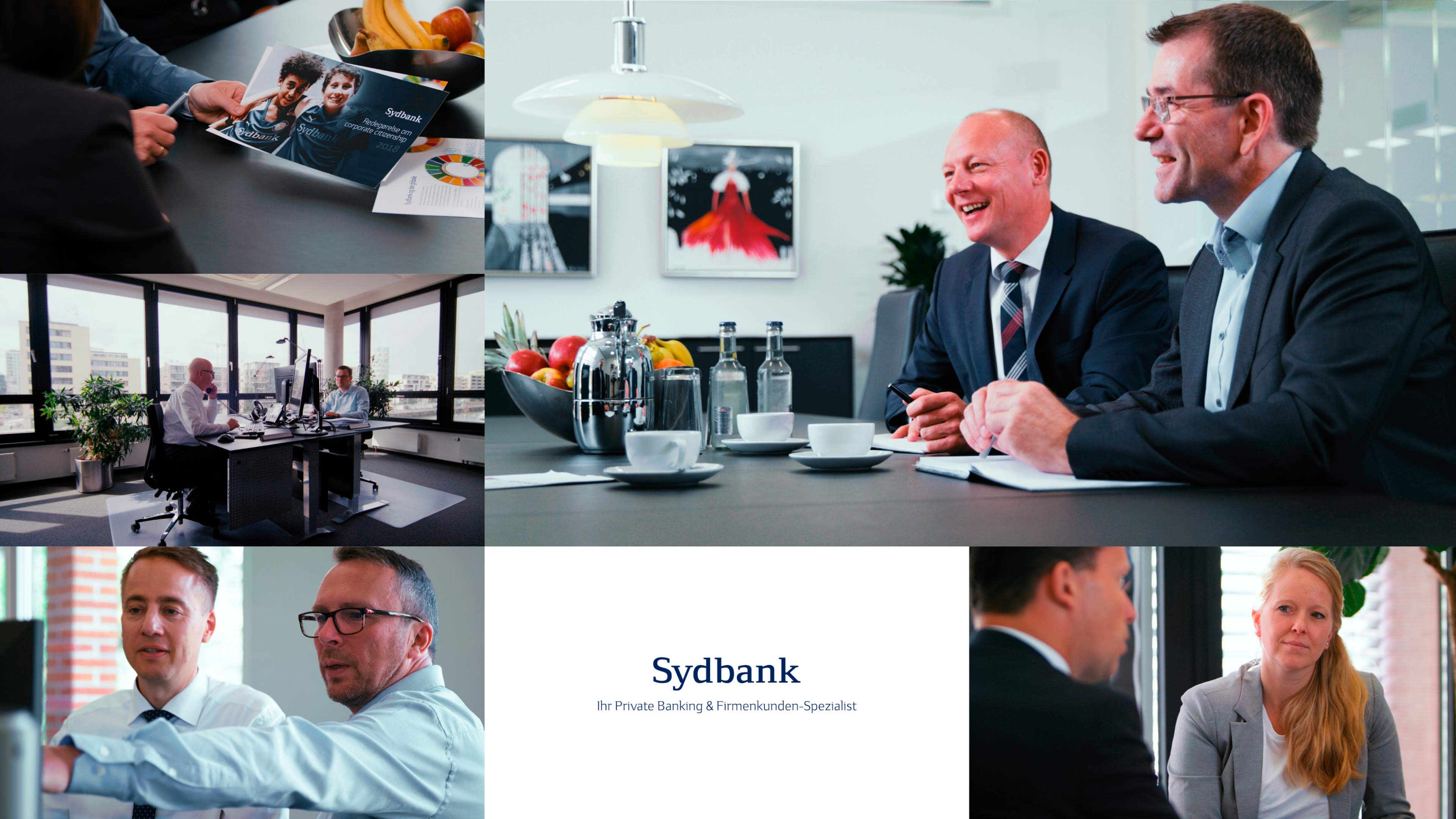 Bildercollage der Sydbank