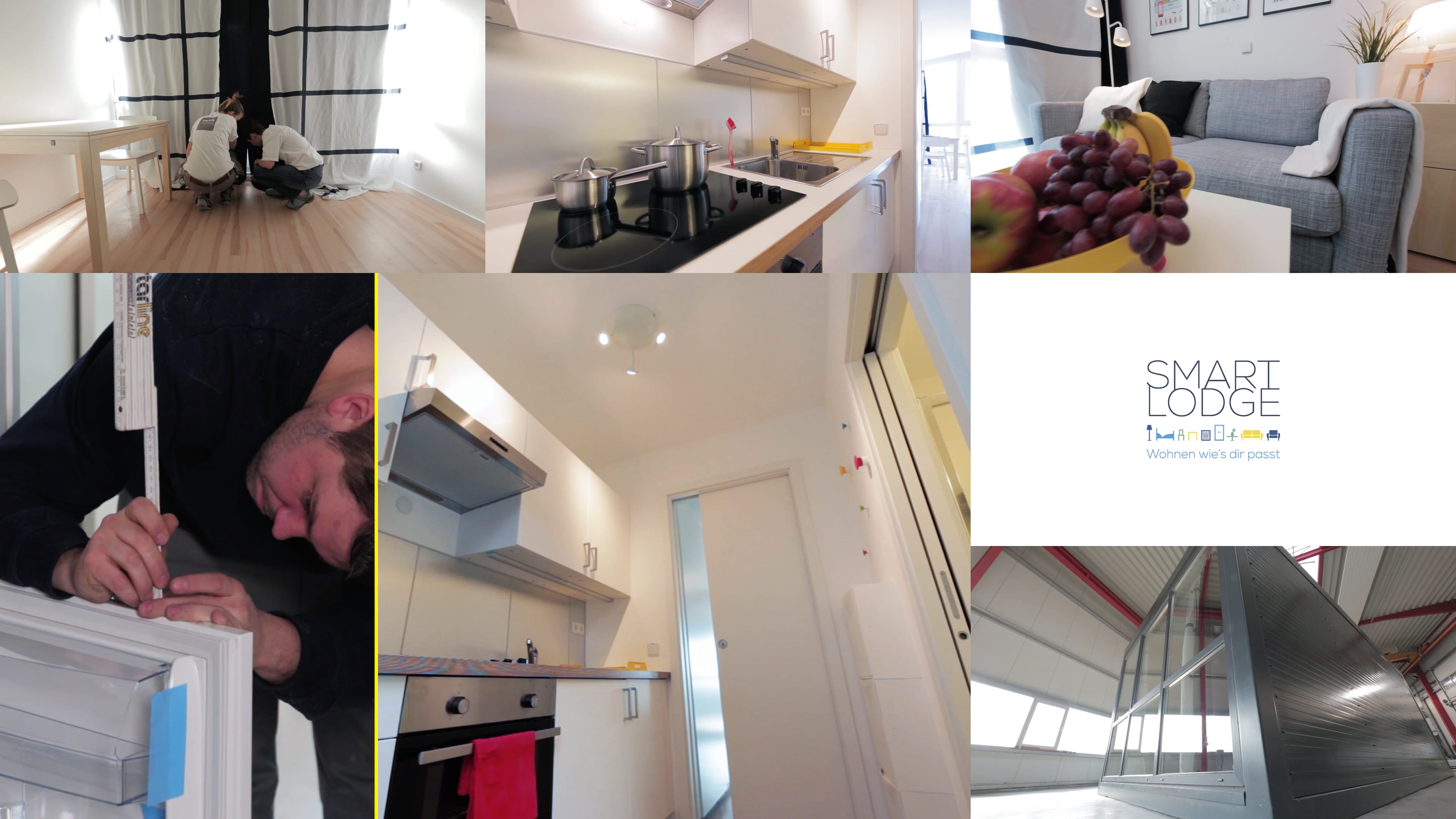 Eine Bildercollage von Smartlodge