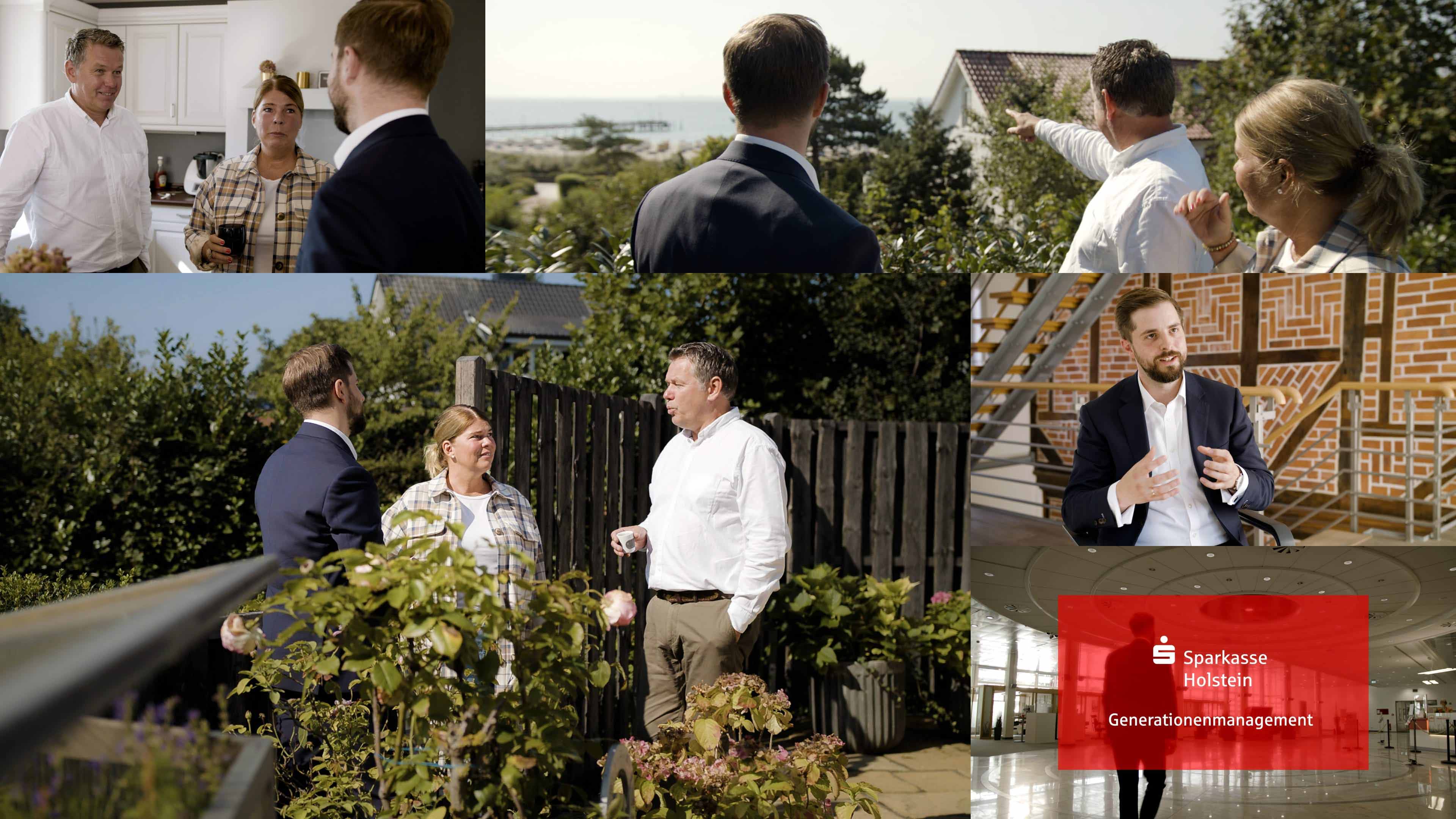 Bildercollage der Sparkasse Holstein