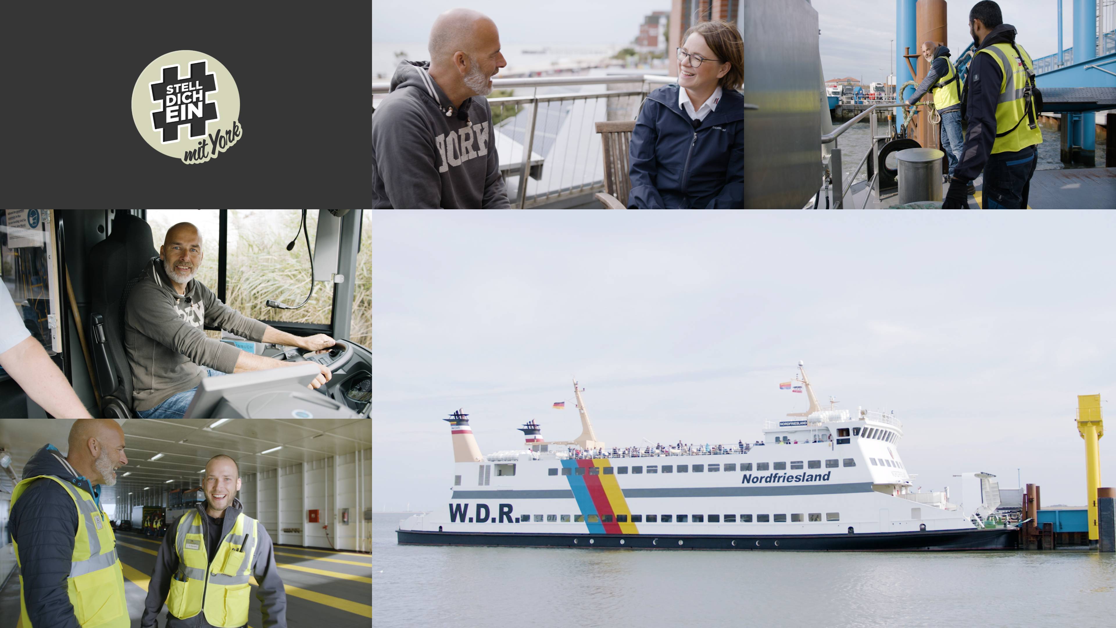 Collage York bei der W.D.R.