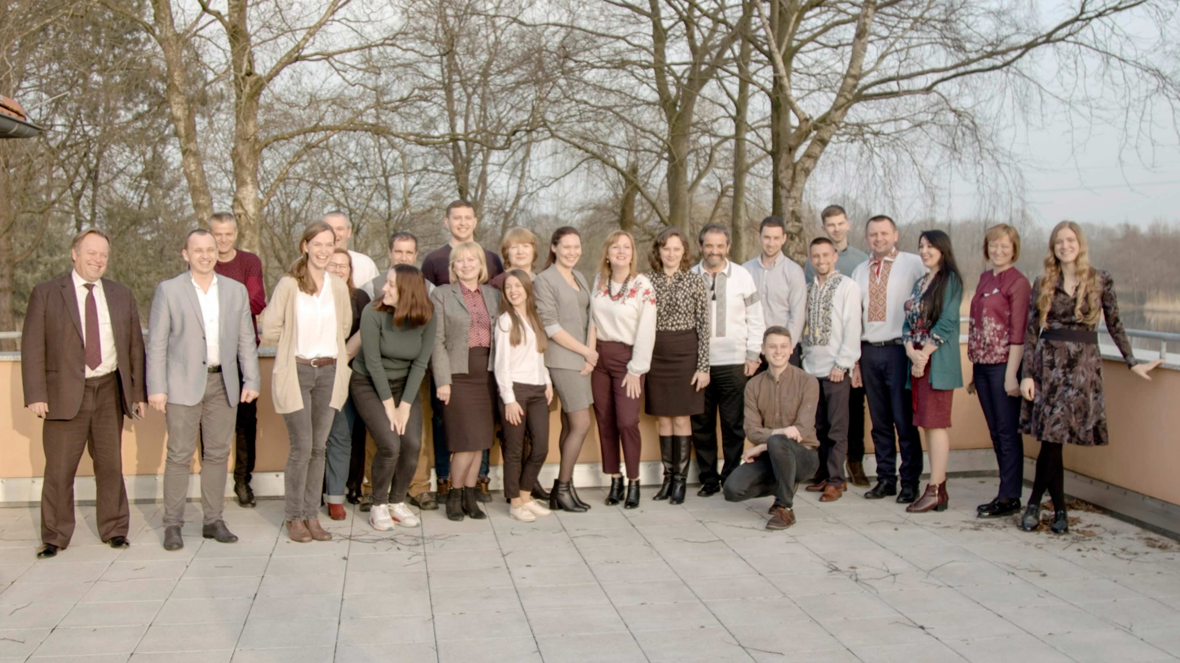 Ein Gruppenbild von Study Visit