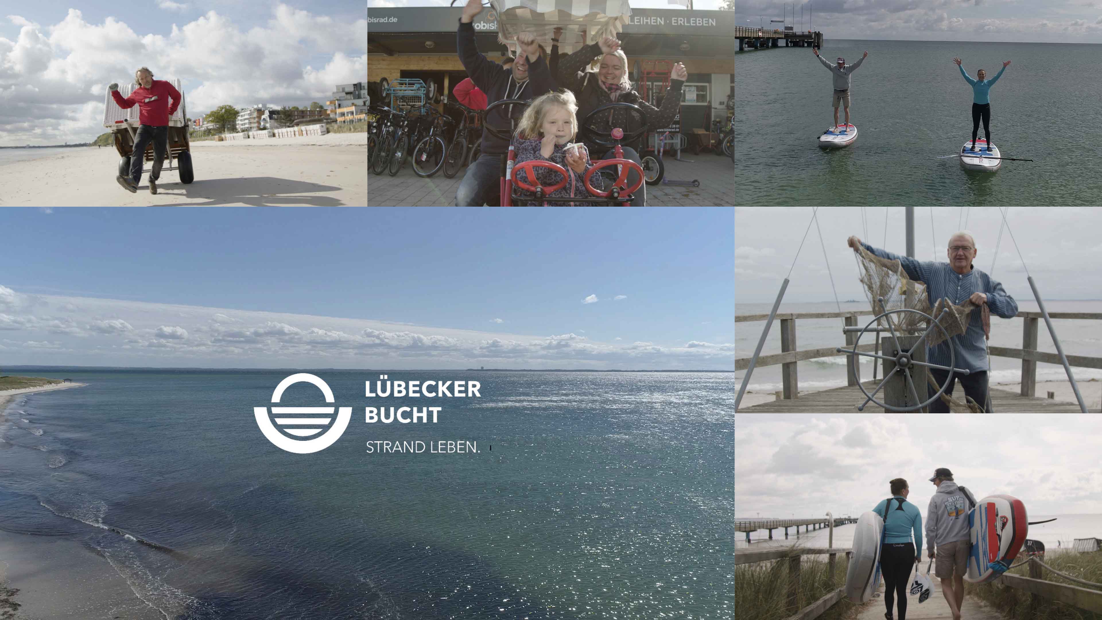 Eine Bildercollage der Lübecker Bucht