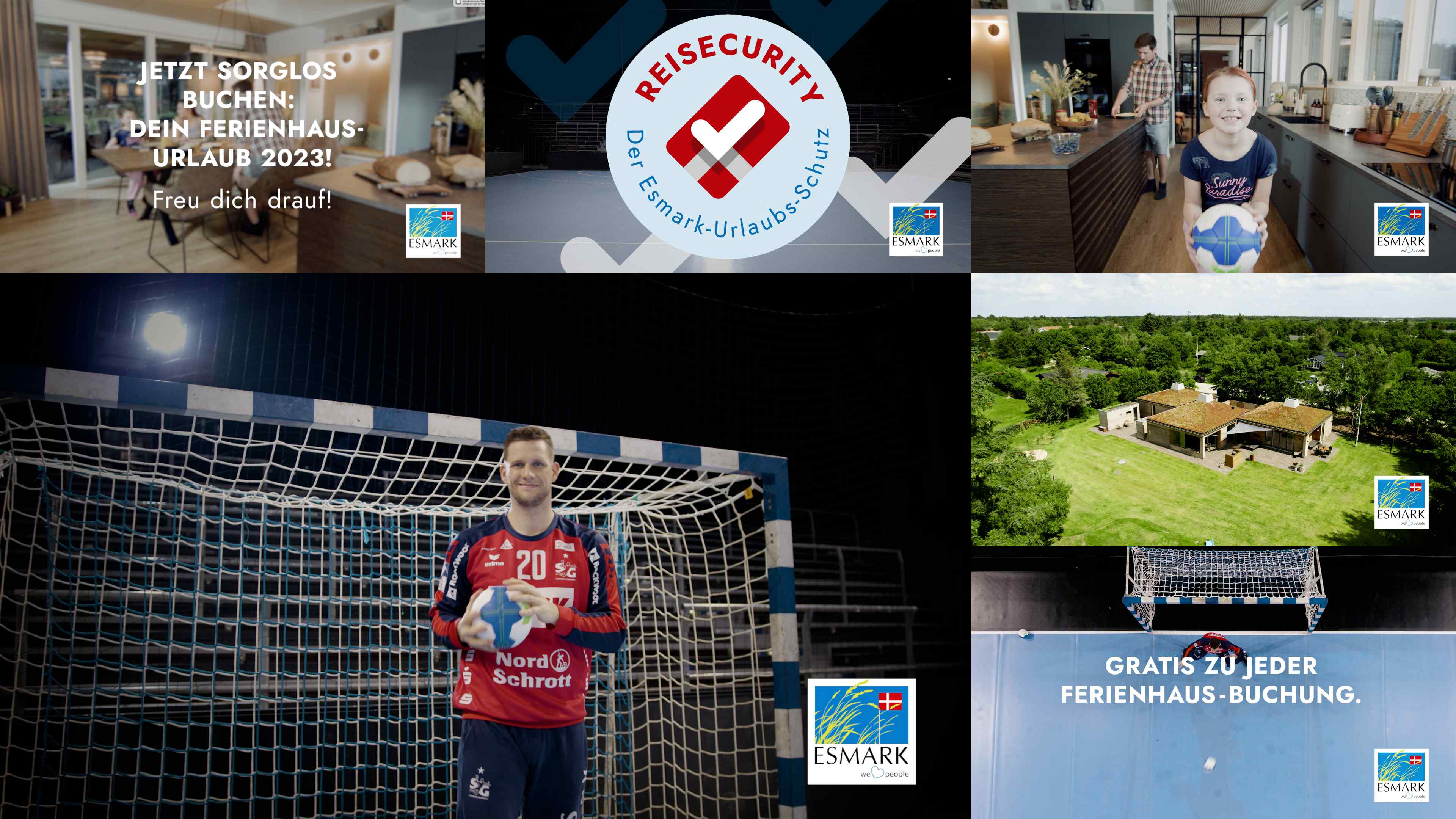 Eine Bildercollage von Esmark Security
