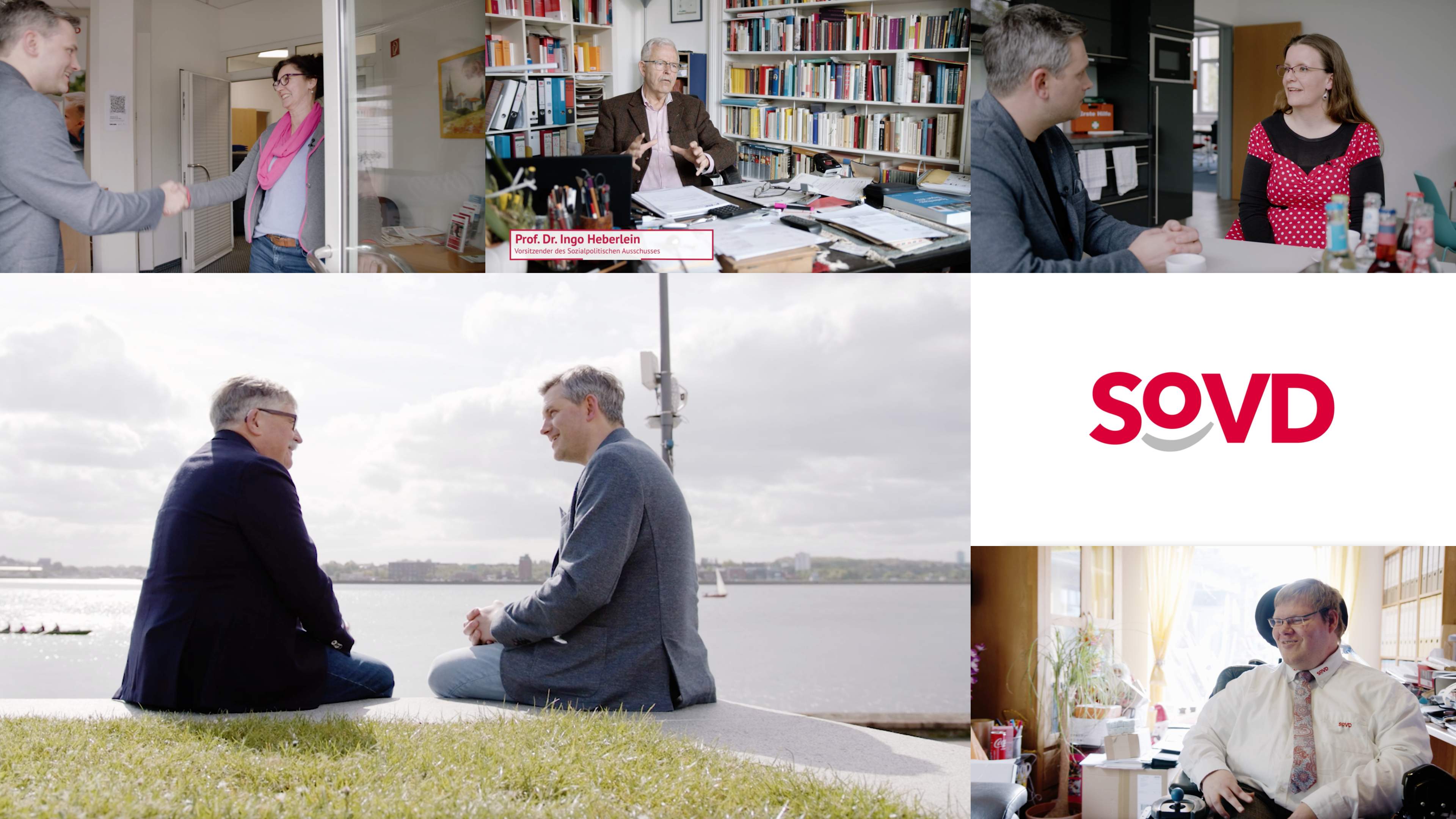 Eine Bildercollage des Sozialverbandes Schleswig-Holstein